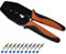 Cable Solution Orange Crimpzange für gedichtete JPT Kontakte mit Einzeladerdichtung (0,50mm²-2,00mm², 10 Kontakte & Seals)