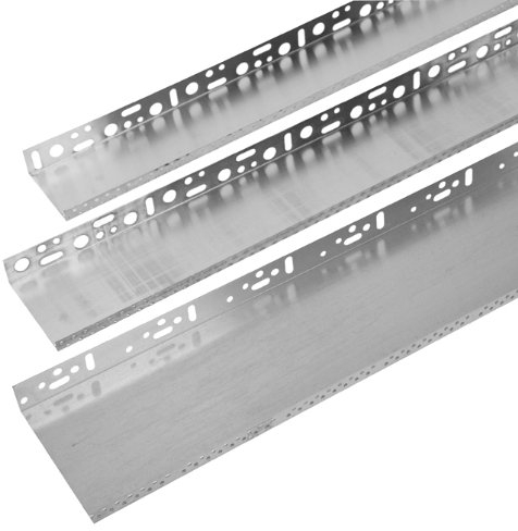 24m Alu Sockelschiene in 50mm Breite Profil für Fassadendämmung WDVS VWS EPS XPS