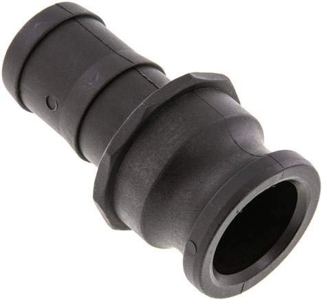 Kamlock-Stecker (E) 38 (1-1/2) mm Schlauch, Polypropylen Werkstoff:Polypropylen* DN:40 (1-1/2) mm