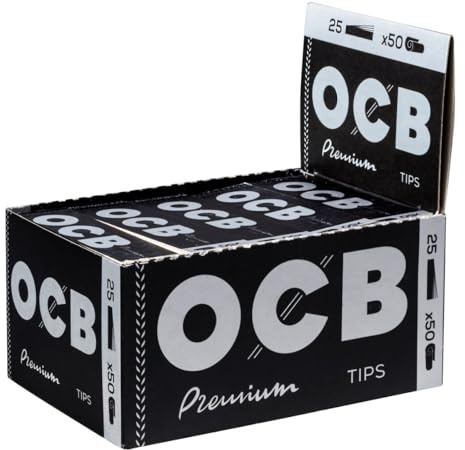 OCB-Filterspitzen, 25 Heftchen à 50 Blätter von Makbros Originalverpackung