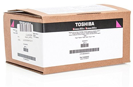 Toshiba T-305PM-R Original Magenta Toner für Laserdrucker (3.000 Seiten, Magenta, 1 Stück)