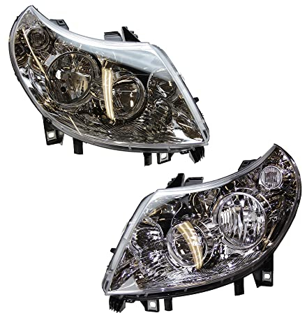 BESTPRICE 2x Hauptscheinwerfer vorne links + rechts H1 / H7 Frontscheinwerfer mit Stellmotor für Leuchtweiteregulierung, Kompatibel mit CITROËN JUMPER, FIAT DUCATO (250_), PEUGEOT BOXER