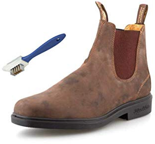 Blundstone 1306 Chisel Toe Boot - Rustic Brown - with Cleaning Brush (9.0 UK)