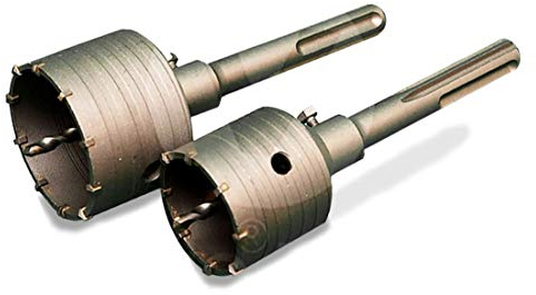Lochbohrer Schlagbohrkrone Dosenbohrer 80+65mm Bohrkrone SDS MAX Loch Bohrer 2x