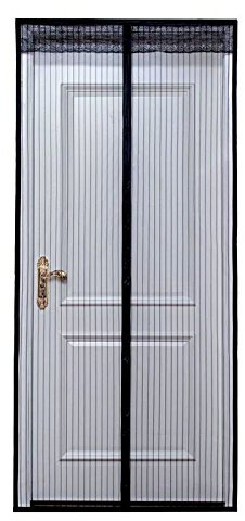 BJ-Shop Zanzariera Magnetica per Porte,Tenda Porta Magnetica per zanzariera con Telaio Completo in Velcro e Calamite Chiusura Automatica per Porte Windows100 x 210cm
