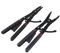 Circlip Pliers Set,Heavy Duty 2pcs Circlip-Snap Plier Set 16 4 Different Interchangeable Angel Tips Universal Snap Pliers Tool Set Retaining with Replacement Tips for Automotive,Mowers