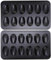 YumAssist - Set di 2 teglie antiaderenti per madeleine da 12 tazze, resistenti e a forma di conchiglia