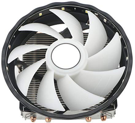 JIUWU 92mm Air CPU Cooler Fan with 4 Continuous Direct Contact Heatpipes for Intel AMD (LGA 775 1150 1155 1151 1156)