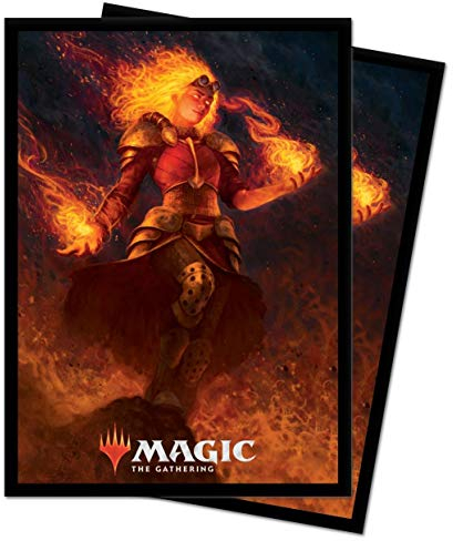 Ultra Pro Core Set 2021 100, Chandra, Heart of Fire Kartenhüllen Kartenfolien Sleeves, Standardgröße