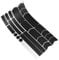 Blackshell® Fahrrad Schutzfolie - Fahrrad Lack Schutz für z.B. Trekkingrad, MTB, Rennrad oder E-Bike - 21-teilig in Carbon Schwarz - Steinschlagschutz-Set