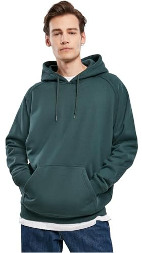Urban Classics TB014-Blank Hoody 2-Pack, Felpa con Cappuccio Uomo, Bottlegreen, M