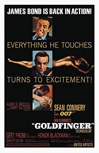 007: Goldfinger (1964) | Filmplakat, Poster [61 x 91,5 cm]