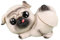 Wackelkopf Hunde Auto Armaturenbrett Dekoration, Harz Wackelfigur Corgi Hund Hase Schweinchen Lustig Wackelkopf Auto Schüttelnder Wackelkopf Nette Tier Dekofigur Auto Ornamente Tischdeko,8.5cmx5cm