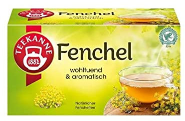 Teekanne Fencheltee 60g, 20 Beutel Natürlish Kräutertee 1 Packung