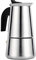 Espresso Maker, 100ml 200ml 300ml 450ml Acero Inoxidable Moka Pot Cafetera Estufa Hogar Oficina Uso (100ml)