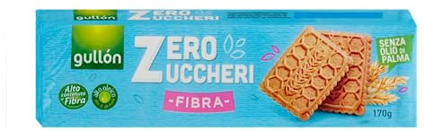 Gullon Fibra Zero Zuccheri Biscotti con Fibra Senza Olio di Palma 170g