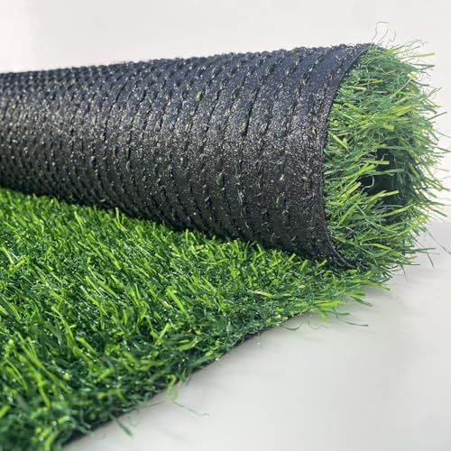 turfloid Kunstrasenteppich, 91 x 152 cm, synthetischer Kunstrasen, Matte für Innen- und Außenbereich, Garten, Heimdekoration, 2 cm Florhöhe
