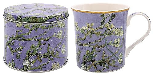 Lesser & Pavey Van Gogh Almond Blossom Ceramic Mug in Tin