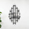 bamyum Champion Wandleuchte Schwarz 25 x 45 cm, Wandleuchte Innen Kristall, Wohnzimmer Wandlampe Glas Metall Schwarz, Wandleuchte Innen Vintage, Wandlampe, Wandleuchte Glas Schlafzimmer Wandlampe Groß
