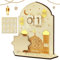 Vyntra Ramadan Kalender Holz,Countdown Ramadan Deko Kinder,Eid Ramadan Mubarak Dekoration 30 Tage DIY Adventskalender für Islam Ramadan Kareem Home Party Geschenke Tischdeko