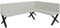 FURNISTAR Eckbank Akiko Metal X - Eckbankgruppe für Ihrem Esszimmer, Küche modern, Sitzecke, Essecke. Perfekt für Küche, Büro und Rezeption. Solide und Starke Verarbeitung. (196x142-Rechts-Inari22)