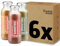 Kloster Kitchen Bio Smoothie Mix 6x 250 ml 3 Sorten I Set Rot Orange Grün vegan | Superfood Frühstück I To Go Glasflasche I Powerfood aus heimischen Zutaten - Erdbeer Karotte Gurke