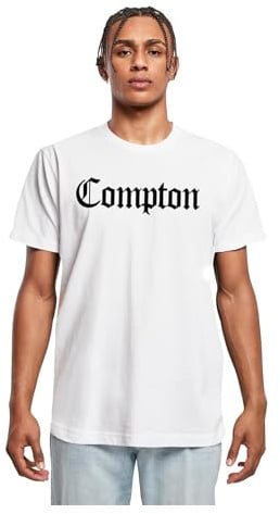 Mister Tee Herren T-Shirt Compton Tee, T-Shirt mit Grafikdruck, Baumwolle, Größen XS - 5XL