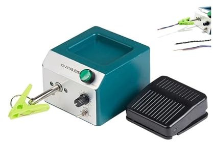 USKI Wickelmaschine Elektrische Zwirnmaschine, einstellbares Geschwindigkeitspedal, abgeschirmter Draht, geflochtener Draht, Zwirnmaschine, Vorwärts- und Rückwärtswicklung