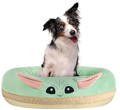 Disney Star Wars Grogu Haustierbett JPT1268-M – Haustierbett mit Charakter-Design und maschinenwaschbarem, herausnehmbarem Einsatz – (M)