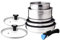 SHOP-STORY - AM2493 : Batterie de Cuisine 8 Pièces Arthur Martin Poêles et Casseroles en Inox avec Accessoires, Tous Feux Dont Induction