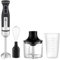 Batidora de Mano Juanita Lili Titanium 1500W – Cuchillas Titanio, Ruleta de Velocidad + Turbo, Vaso 650ml, Picadora 500ml, Varilla, Diseño Ergonómico y Multifunción