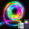 ShineBurky 5M RGB+IC Neon LED Strip Lights, USB Powered with Bluetooth APP Control, Dimmable for TV Backlight, Bedroom, Gaming Desk, Wall Decor