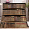 Kuscheldecke 180 x 200 cm Sofadecke Vintage Bibliothek Bücherregal Motiv Warme Decken für Herbst Winter bequem und atmungsaktiv Flauschig Decken Für Sofa Couch Weich Wohndecke Bräunen