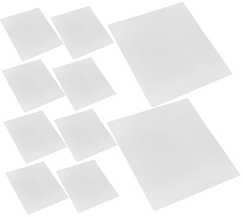 Gatuida 10stücke Transparente PVC-zeichenmatte Kopierbrett Durchsichtige Zeichenplatte Malmatte Plastikfolie Für DIY-kunstprojekte