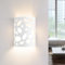 Homefire Wandleuchte Innen Wandlampe Flur - Up and Down Leuchten Modern Design Wandleuchten E14 Flurlampe Weiß Gipsleuchte Treppenhaus Wandlicht für Wohnzimmer Küche - Ohne Leuchtmittel