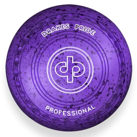 Drakes Pride Professional Bowls - Light Purple/Purple, Gripped, Size 2, Heavy