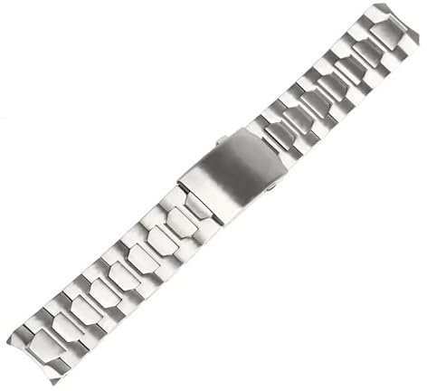 SFIWFOGD Uhrenarmbänder kompatibel mit Tissot T042 T-Touch T013/kompatibel mit T091 Edelstahl-Vollband mit Faltschließe Herren(21mm)