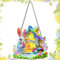 Scinzene 5D Diamond Painting Ostern Hase Set, Diamond Painting Ostern Anhänger, Osterdekoration, Für Osterdeko, Ostern Basteln Kinder, Ostern Geschenke Kinder
