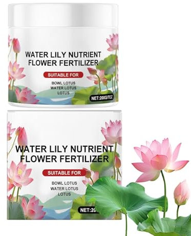 Pond Water Lily Nutrient - Fertiliser for Water Lily Plant | 200g Natural Water Lily Flowering Fertilizer Powder | Aquarium Planting Solution Aquatic Plants Gardening Aid for Beginner Gardeners