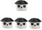 DECHOUS 4 Pièces Passoire à thé panda en céramique infuseur de thé pour le thé en vrac théière avec infuseur pot col de cygne cafetière machine à café infuseur à thé filtre à thé de bureau