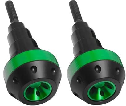 YZXOOP Motorrad-Absturzsicherung Für Kawasaki Z1000 Z1000SX Z 1000 SX Z1000 SX Rahmenschieber Motorschutz Anti-Crash-Schutz Motorrad-Rahmengleiter, Sturzschutz(Grün)