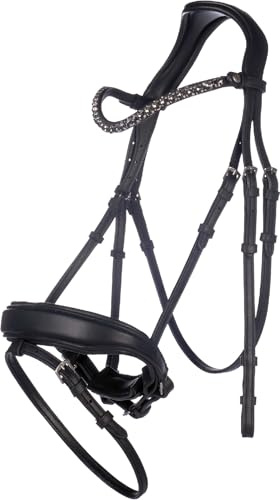 HKM Livigno Bridle Black Pony