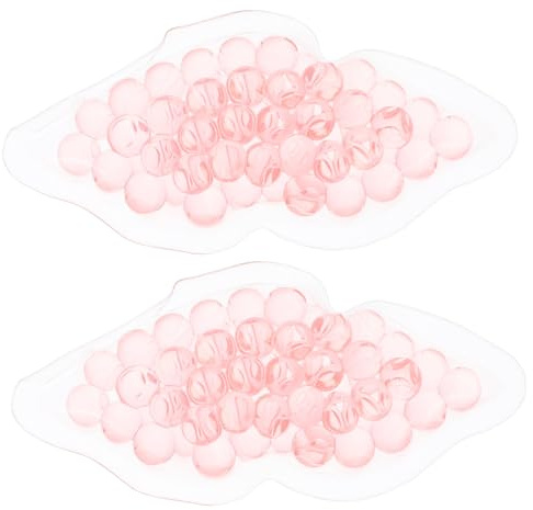 FOYTOKI 2 Stück Lippenkühlpads Gel Sommer Kühlend 8cm Dickes Gelpad Für Lippenpflege Gegen Trockenheit Und Schwellungen
