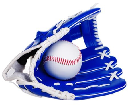 BIUDECO Pu und PVC Baseballhandschuhe für Infield Spieler mit Hoher Haltbarkeit und Flexibilität 10,5 Zoll Dicke Handschuhe für Jugendliche und Männer Beim Sport