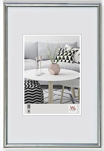 walther design Bilderrahmen silber 20 x 30 cm Galeria Kunststoffrahmen KS030H