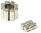 Diametral Magnetisierter N42 -Neodym -Magnet Zur Bereitstellung Von Rotationsbewegungen - 6 Mm Durchmesser X 14 Mm Dicke - Packung Von 10