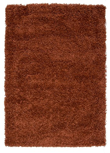 The Rug House Soft Non Shed Thick Plain Easy Clean Shaggy Rugs Ontario - 16 Colours and 8 (Terra 160x220cm)