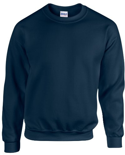 GILDAN Men's 50/50 Adult Crewneck Sweatshirt, Blue (Navy), 5XL UK