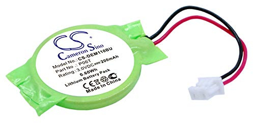 CS-DEM110BU Akku 200mAh Kompatibel mit [Dell] Alienware M11X, Alienware M11X R1, R2, M14X, M15X, M17x, M18x, M9750 Ersetzt P06T