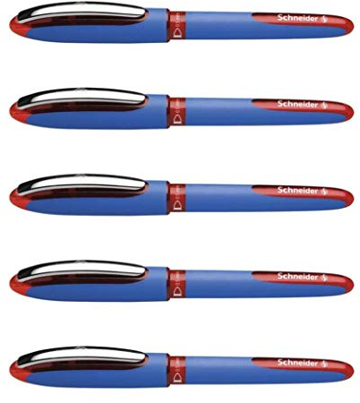 SCHNEIDER Tintenroller One Hybrid C 05 rot 5 Stück